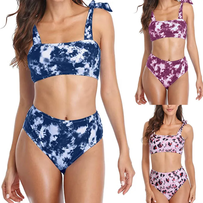 Женский комплект бикини, женский купальный костюм из двух предметов с цветочным принтом, укороченный топ без рукавов с U-образным вырезом и ...
Женский комплект бикини, женский купальный костюм из двух предметов с цветочным принтом, укороченный топ без рукавов с U-образным вырезом и ...