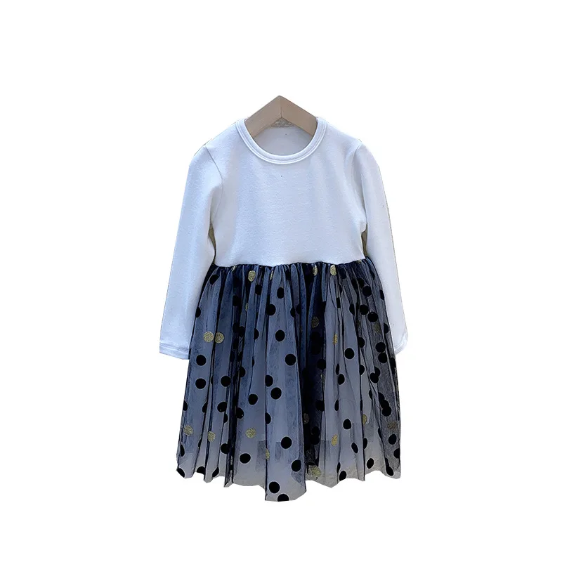 Girls Princess Dress Autumn Winter Children's Clothing Long Sleeved Dots Mesh Tutu Fashion Children's Dress 1-6 Y Girls Outfits
Girls Princess Dress Autumn Winter Children's Clothing Long Sleeved Dots Mesh Tutu Fashion Children's Dress 1-6 Y Girls Outfits