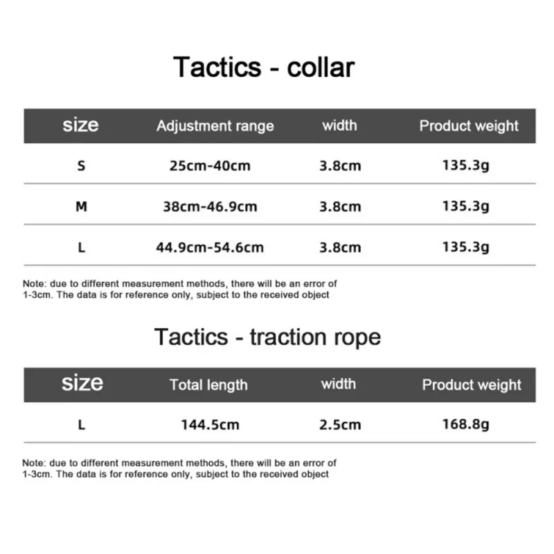 Pet Dog Tactical Collar Lead Rope Adjustable Outdoor Quick Remove Walking Military Training Leash Products
Pet Dog Tactical Collar Lead Rope Adjustable Outdoor Quick Remove Walking Military Training Leash Products