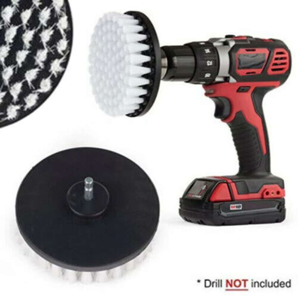 1 Set/4 Inch White Electric Drill Brush Kit Plastic Round Cleaning Brush For Carpet Glass Car Tires Nylon Brushes Scrubber Drill
1 Set/4 Inch White Electric Drill Brush Kit Plastic Round Cleaning Brush For Carpet Glass Car Tires Nylon Brushes Scrubber Drill