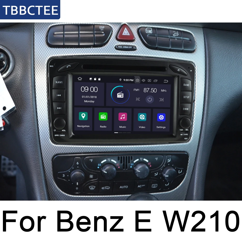 Для Mercedes Benz E Class W210 1995 ~ 2003 NTG Android автомобильный DVD GPS Радио Navi MAP мультимедийная