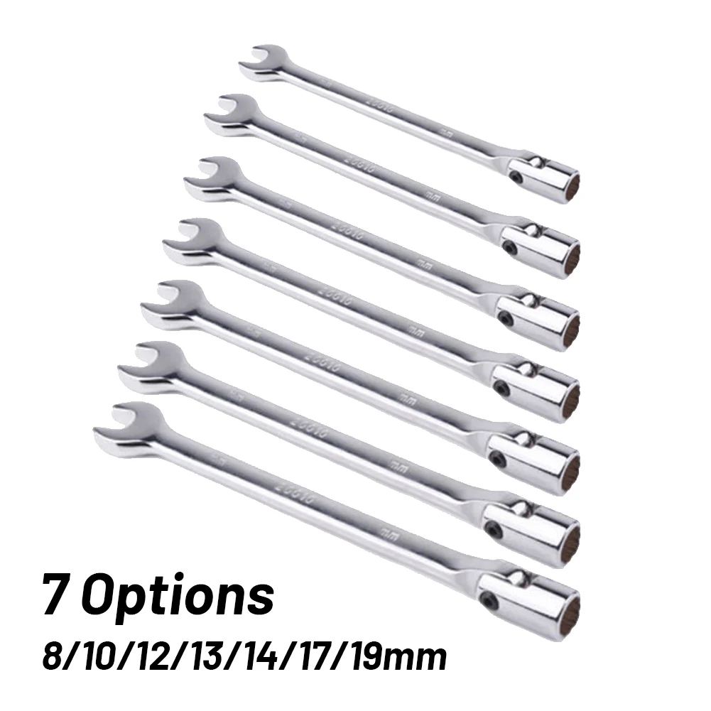 1pc 8mm-19mm Combination Socket Spanner Swivel Head Combination Socket Spanner Wrench Auto Car Repairing Tool
1pc 8mm-19mm Combination Socket Spanner Swivel Head Combination Socket Spanner Wrench Auto Car Repairing Tool