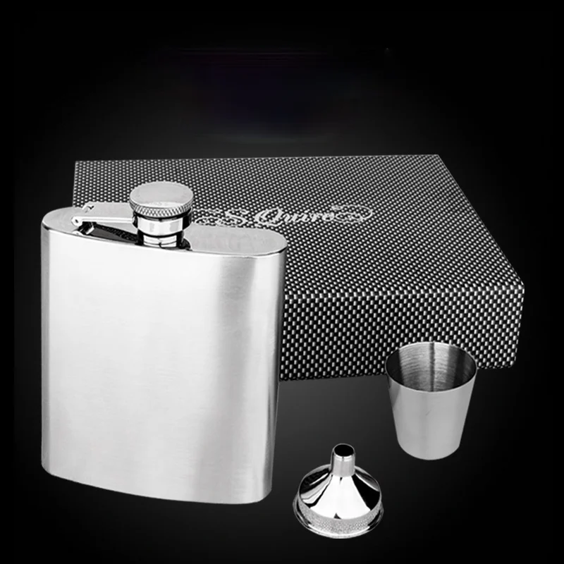 Carry Thicken Hip Flask Personalized Flat Portable Stainless Steel Hip Flask Groomsmen Gifts Kieliszki Do Wina Barware DK50HF
Carry Thicken Hip Flask Personalized Flat Portable Stainless Steel Hip Flask Groomsmen Gifts Kieliszki Do Wina Barware DK50HF