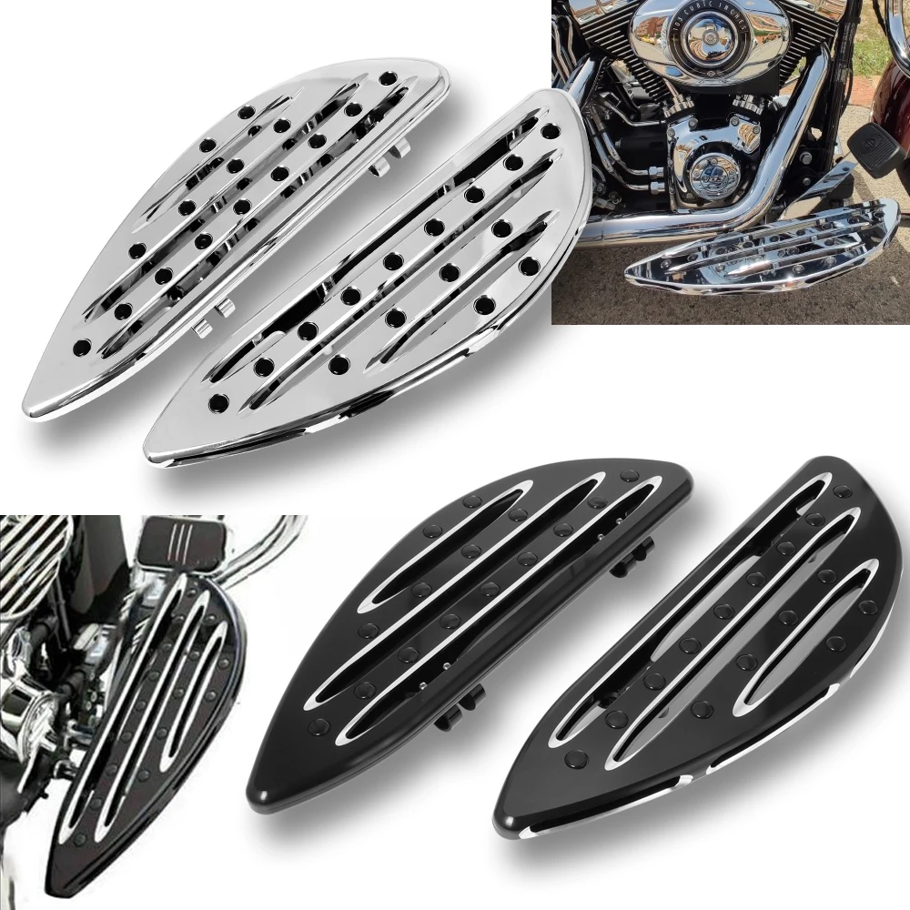 Motorcycle CNC Driver Floorboard Front Footrest Footpegs Pedal Black For Harley Touring Road King Electra Glide Softail FLSTF
Motorcycle CNC Driver Floorboard Front Footrest Footpegs Pedal Black For Harley Touring Road King Electra Glide Softail FLSTF