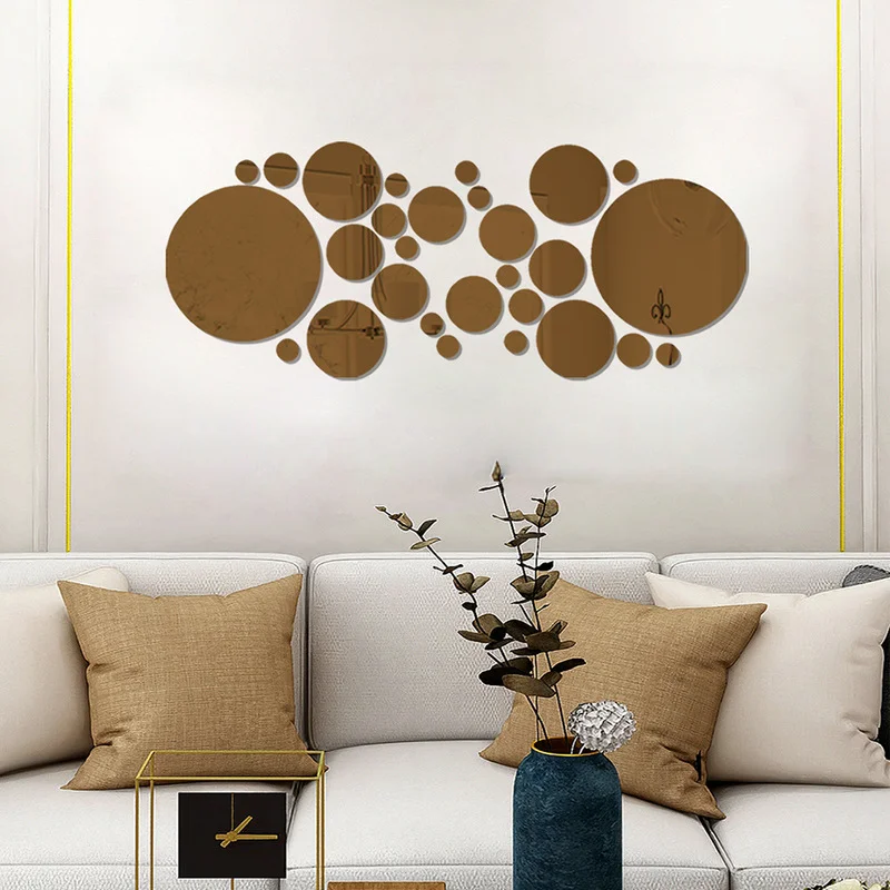 Geometric Circle Mirror Wall Sticker Home Background Decoration Home Decoration 3D Accessories Stereo Removable Round Mirror
Geometric Circle Mirror Wall Sticker Home Background Decoration Home Decoration 3D Accessories Stereo Removable Round Mirror