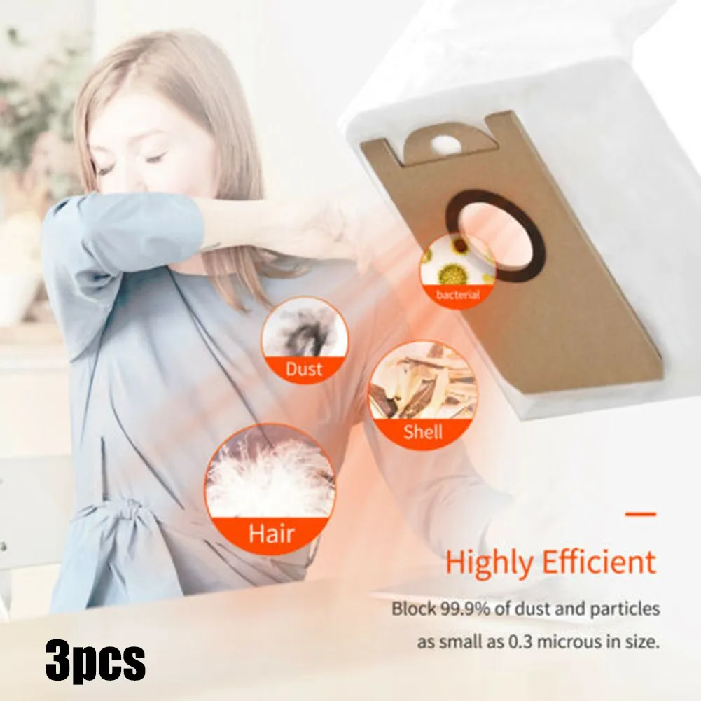 3*Dust Bags Pack Dust Bag Kit For Ultenic T10 Robot Vacuum Accessories Replacement Spare Parts Household Sweeper Cleaning Tool
3*Dust Bags Pack Dust Bag Kit For Ultenic T10 Robot Vacuum Accessories Replacement Spare Parts Household Sweeper Cleaning Tool