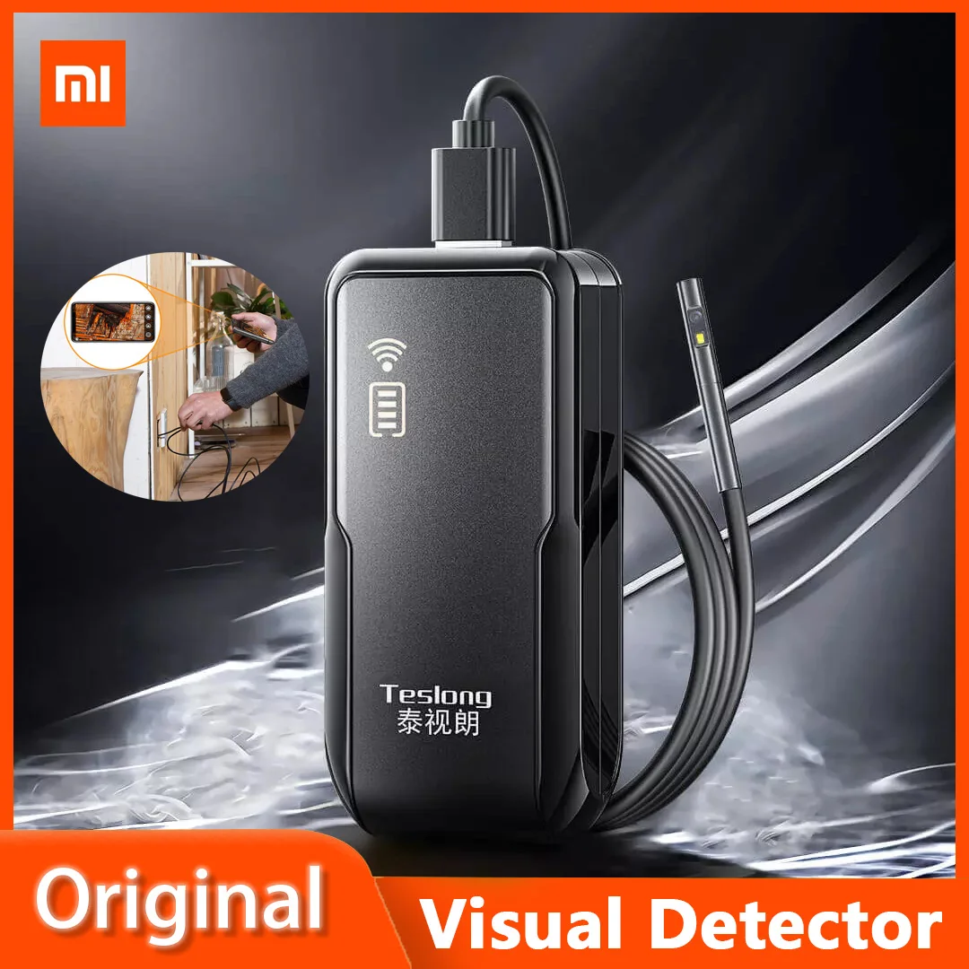 Новинка Xiaomi TESLONG умный визуальный детектор 5,5 мм двойной объектив эндоскоп камера 1080P трубка Автомобильная бытовая техника инспекционный бо...
Новинка Xiaomi TESLONG умный визуальный детектор 5,5 мм двойной объектив эндоскоп камера 1080P трубка Автомобильная бытовая техника инспекционный бо...