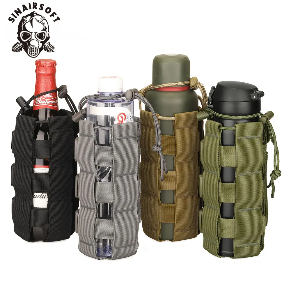 

0.3L-0.8L Tactical Molle Water Bottle Pouch Nylon Military Canteen Cover Holster Outdoor Travel Kettle Bag With Molle System