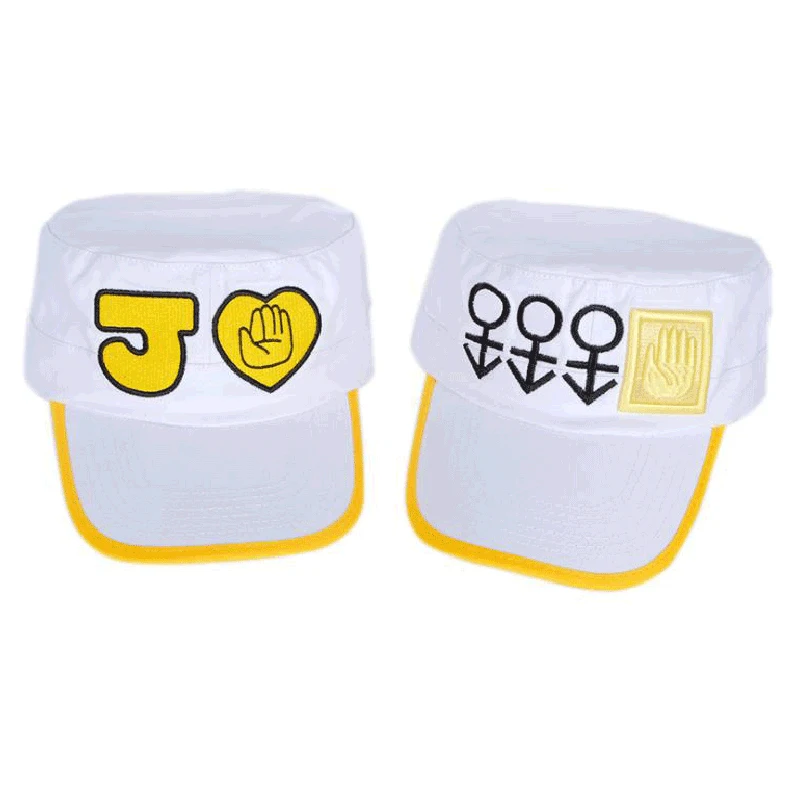 Anime JoJo's Bizarre Adventure Baseball Caps Hip-hop Kujo Jotaro White Embroidery Sunhat Cosplay Hats Peaked Cap
Anime JoJo's Bizarre Adventure Baseball Caps Hip-hop Kujo Jotaro White Embroidery Sunhat Cosplay Hats Peaked Cap
