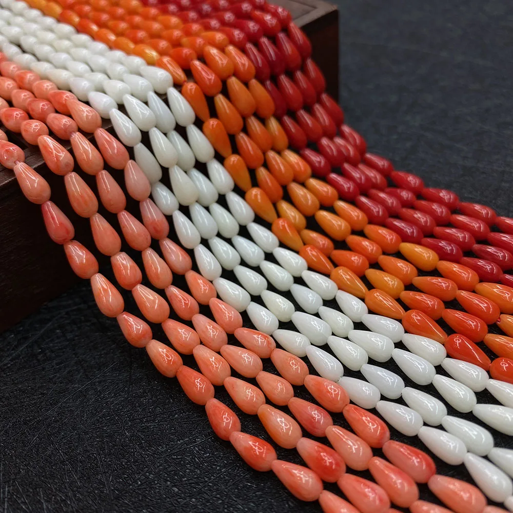Synthetic Coral Drop Shape Beaded Wholesale Colorful Loose Beads Can Be Used for DIY Exquisite Crafts Jewelry Size 4x5mm 4x8mm 
Synthetic Coral Drop Shape Beaded Wholesale Colorful Loose Beads Can Be Used for DIY Exquisite Crafts Jewelry Size 4x5mm 4x8mm