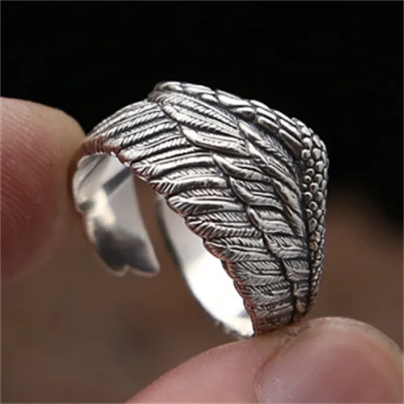 Vintage Angel Wing Design Rings for Women Men Hip Hop Gothic Punk Viking Men's Rings Wedding Party Jewelry Gift Wholesale
Vintage Angel Wing Design Rings for Women Men Hip Hop Gothic Punk Viking Men's Rings Wedding Party Jewelry Gift Wholesale