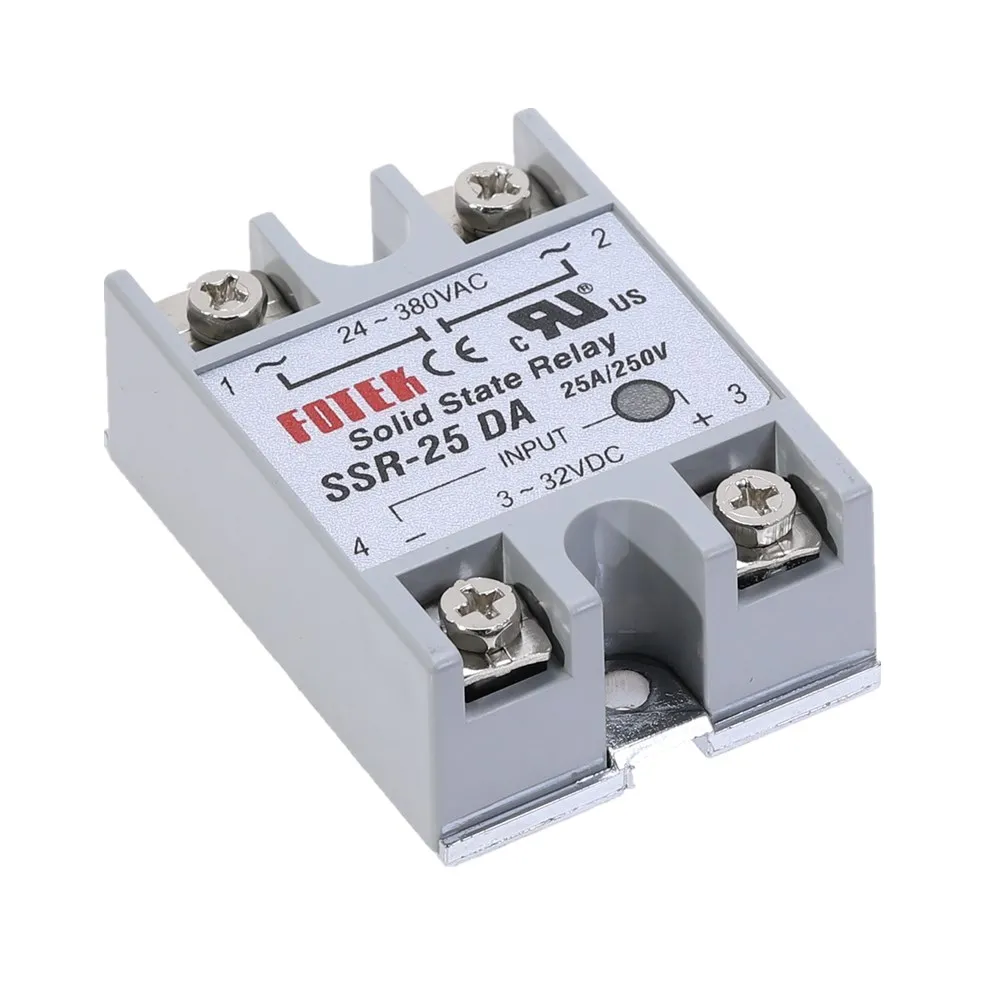 Solid State Relay SSR-25DA 25A Actually 3-32V DC TO 24-380V AC SSR 25DA Relay Solid State Resistance Regulator
Solid State Relay SSR-25DA 25A Actually 3-32V DC TO 24-380V AC SSR 25DA Relay Solid State Resistance Regulator