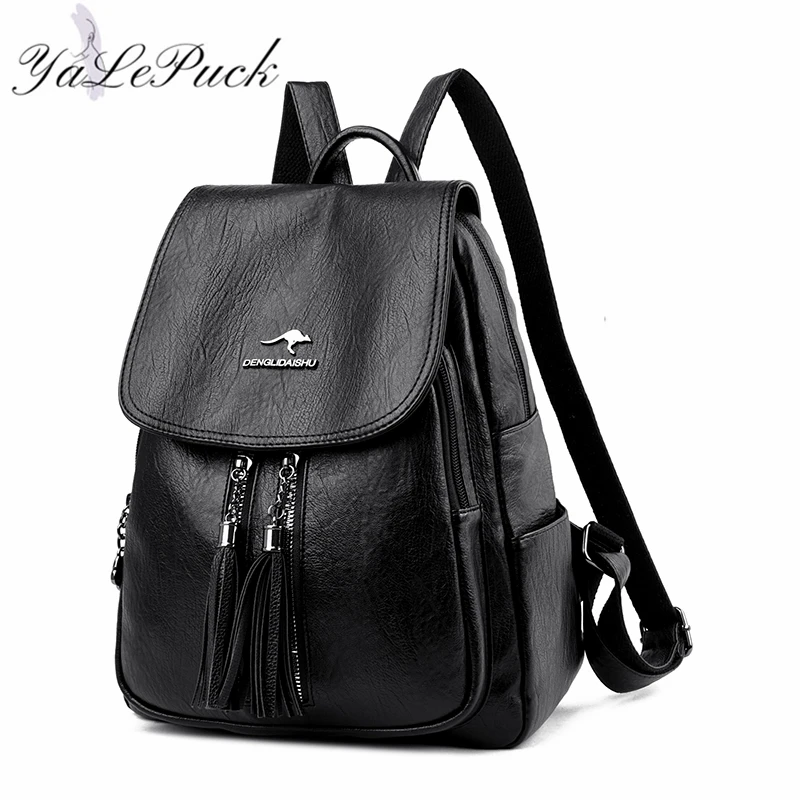 NEW Double Tassels Women Leather Backpacks High Quality Female Backpack Casual Daily Bag Ladies Bagpack Travel School Back Pack
NEW Double Tassels Women Leather Backpacks High Quality Female Backpack Casual Daily Bag Ladies Bagpack Travel School Back Pack