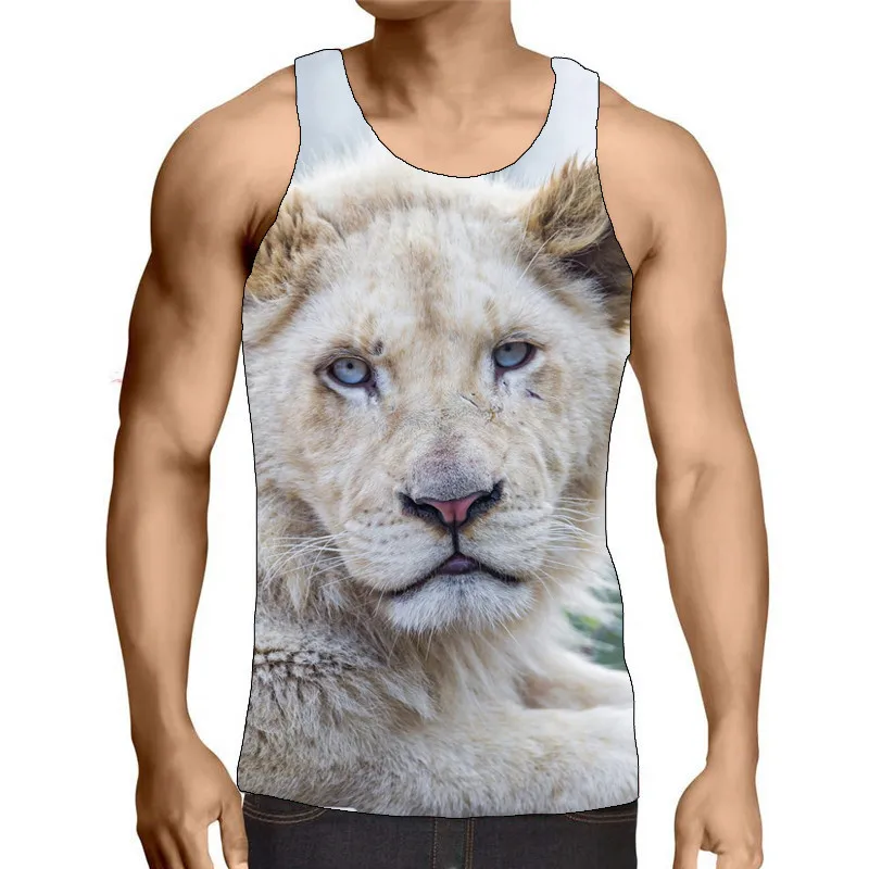 Men's Tiger Graphic Sleeveless 3D Top Holiday Tees Animals Tank Tops Gym Boys Streetwear Novelty Vest
Men's Tiger Graphic Sleeveless 3D Top Holiday Tees Animals Tank Tops Gym Boys Streetwear Novelty Vest