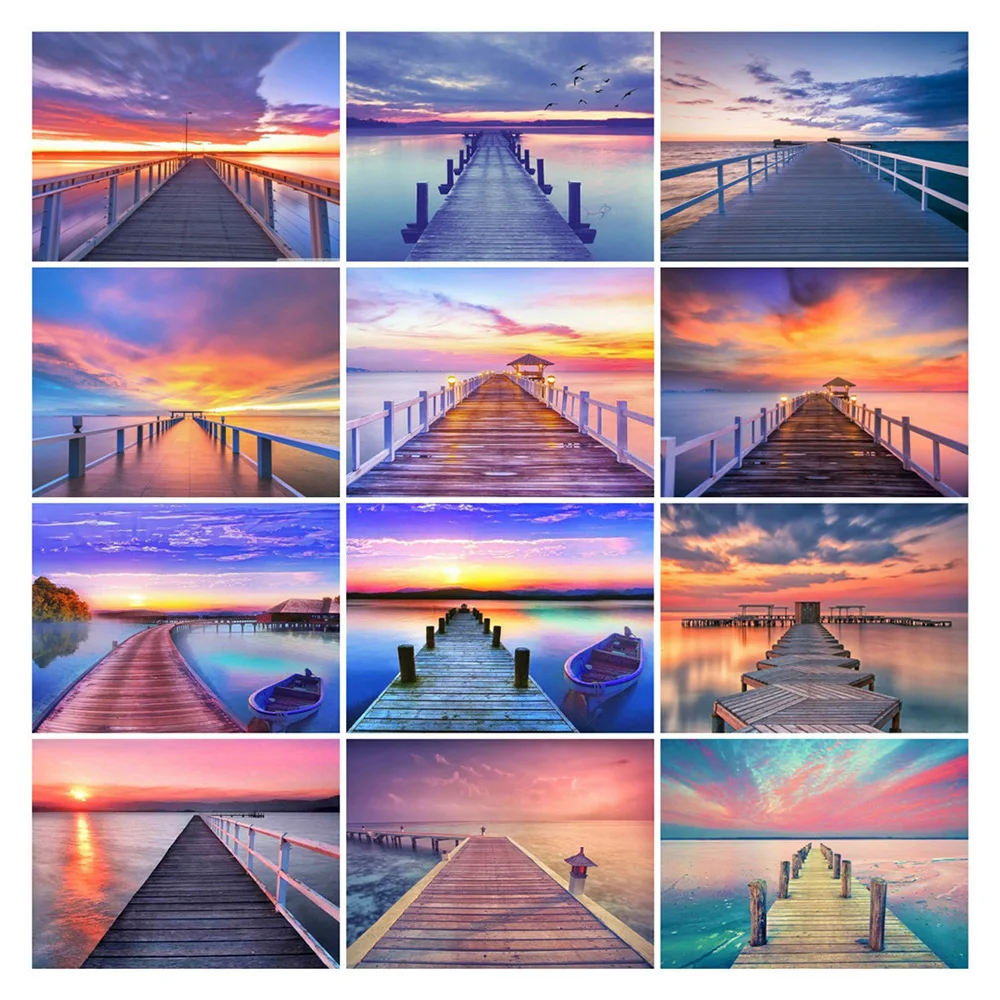 5DDIY Diamond Painting Bridge Landscape Picture Cross Stitch Gift Square/Round Full Drill Embroidery Mosaic Art Home Decoration
5DDIY Diamond Painting Bridge Landscape Picture Cross Stitch Gift Square/Round Full Drill Embroidery Mosaic Art Home Decoration