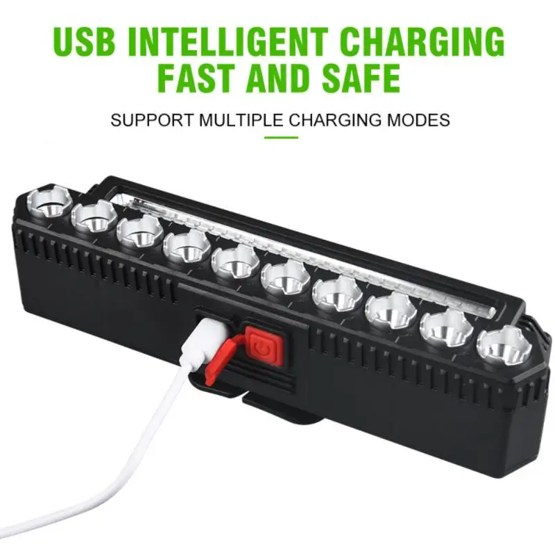 USB Rechargeable Built-in Battery LED Strong Headlight Super Bright Head-Mounted Flashlight Outdoor Rechargeable Night Fishing
USB Rechargeable Built-in Battery LED Strong Headlight Super Bright Head-Mounted Flashlight Outdoor Rechargeable Night Fishing
