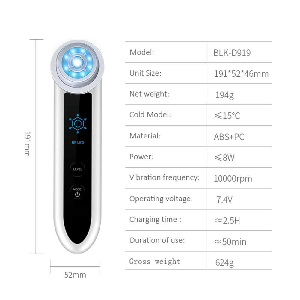 Facial Massager 5-Mode EMS Micro-Current Facial Beauty Instrument Lifting and Rejuvenating Micro current beauty instrument
Facial Massager 5-Mode EMS Micro-Current Facial Beauty Instrument Lifting and Rejuvenating Micro current beauty instrument