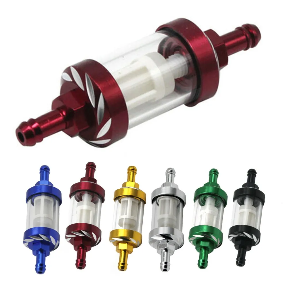 Universal Gas Fuel Filter Scooter 8mm Oil Filter Dirt Bike Motorcycle Quad Aluminum Alloy Motorcycle Gas Fuel Oil Filter
Universal Gas Fuel Filter Scooter 8mm Oil Filter Dirt Bike Motorcycle Quad Aluminum Alloy Motorcycle Gas Fuel Oil Filter