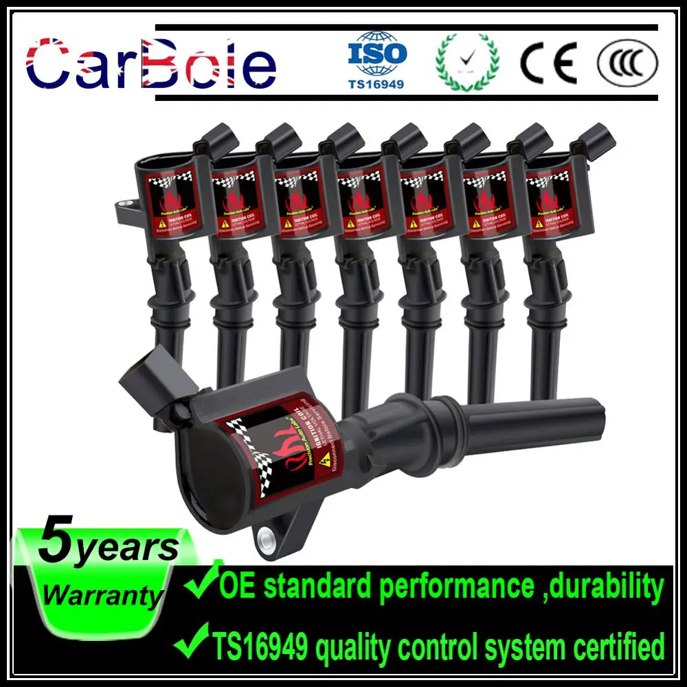 8pcs Ignition Coils for Ford for Lincoln for Mercury V8 V10 4.6L 5.4L C1454 DG508 A780X12300HA C409 C469 C471 D1FZ1
8pcs Ignition Coils for Ford for Lincoln for Mercury V8 V10 4.6L 5.4L C1454 DG508 A780X12300HA C409 C469 C471 D1FZ1