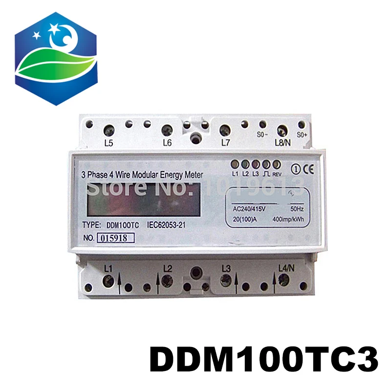 3 фазный din рейку монитор метр ЖК дисплей Modbus напряжение тока|rs485 rs232|rs485 ttlrs485 pci |