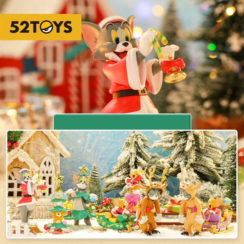 USER-X Tom Cat Toy Jerry Mouse Merry christmas series blind box Kawaii Dolls anime Cats Kids Birthday Gifts cute Christmas toys
USER-X Tom Cat Toy Jerry Mouse Merry christmas series blind box Kawaii Dolls anime Cats Kids Birthday Gifts cute Christmas toys