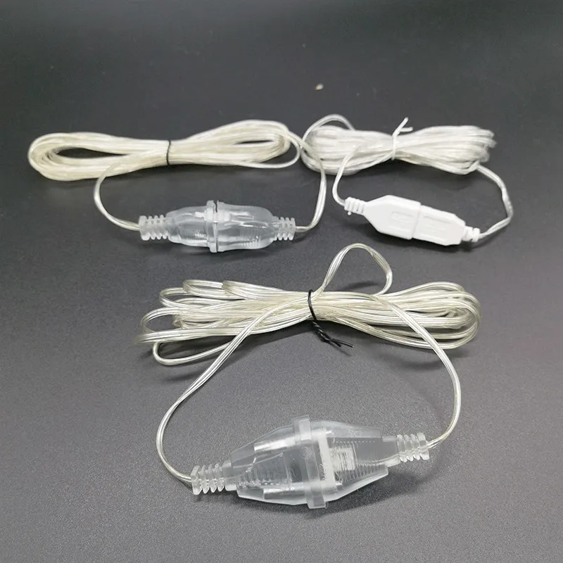 Удлинитель-гирлянда длиной 3 метра USB/EU/US штекер | Освещение