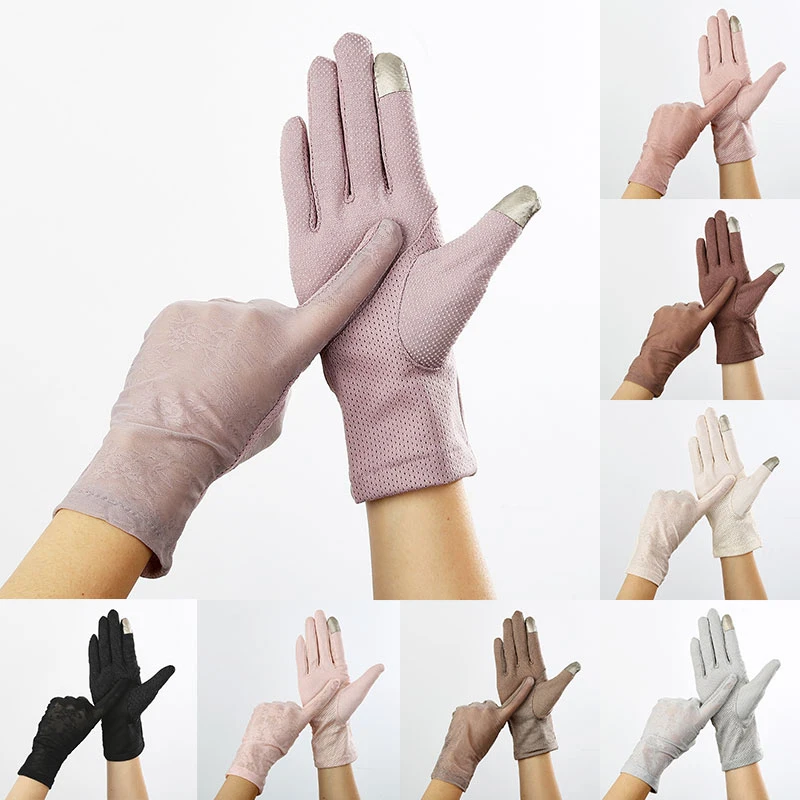 Anti UV Breathable Women Gloves Sexy Lace Sunscreen Women Gloves Stretch Thin Driving Gloves Slip Resistant Touch Screen Mitten
Anti UV Breathable Women Gloves Sexy Lace Sunscreen Women Gloves Stretch Thin Driving Gloves Slip Resistant Touch Screen Mitten