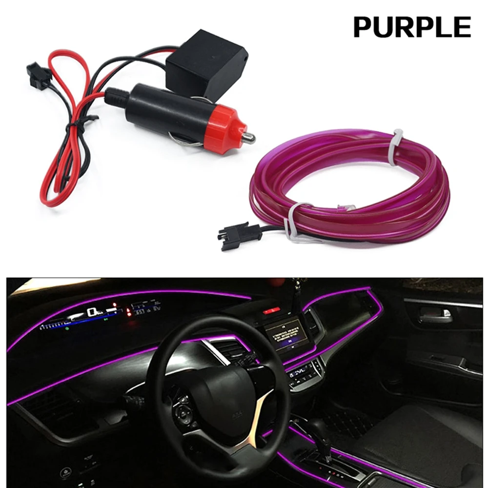 car EL Wire led strip Atmosphere light for DIY flexible AUTO interior Lamp Party decoration lights Neon strips 12V USB
car EL Wire led strip Atmosphere light for DIY flexible AUTO interior Lamp Party decoration lights Neon strips 12V USB