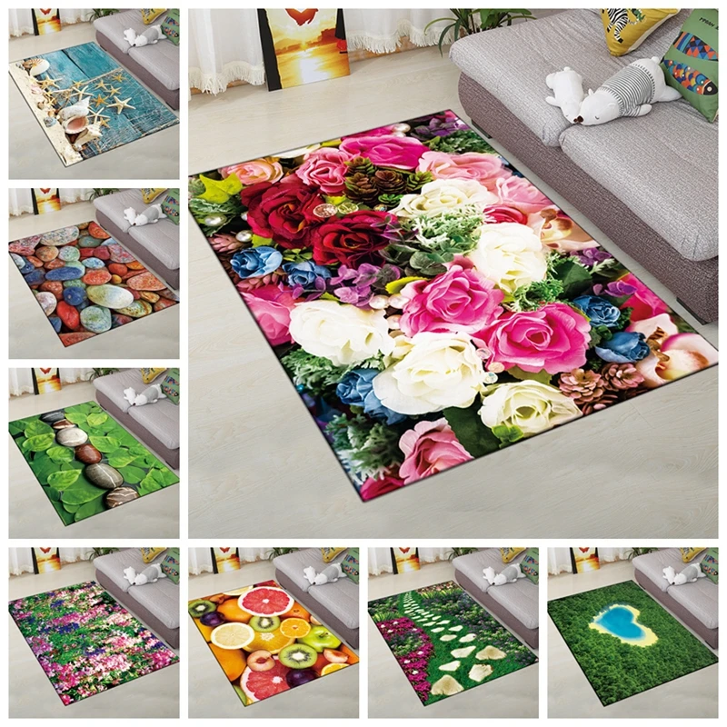 Creative Rugs European Flowers Living Room Carpet and Rug Type 3D Printing Hallway Doormat Anti-Slip Bathroom Kitchen Floor Mats
Creative Rugs European Flowers Living Room Carpet and Rug Type 3D Printing Hallway Doormat Anti-Slip Bathroom Kitchen Floor Mats