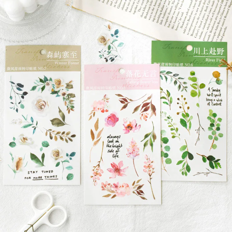 PVC Transfer Breeze Sweet Rain Series Fresh Planet Plant Scrapbooking Goods Notepads Laptop Decorative Stiers
PVC Transfer Breeze Sweet Rain Series Fresh Planet Plant Scrapbooking Goods Notepads Laptop Decorative Stiers