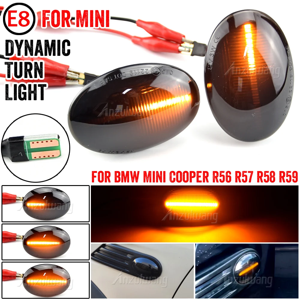 2pcs Flowing Turn Signal Light Dynamic LED Side Marker Side Indicator For BMW MINI Cooper R55 R56 R57 R58 R59 CL-R56-LSM-SM
2pcs Flowing Turn Signal Light Dynamic LED Side Marker Side Indicator For BMW MINI Cooper R55 R56 R57 R58 R59 CL-R56-LSM-SM
