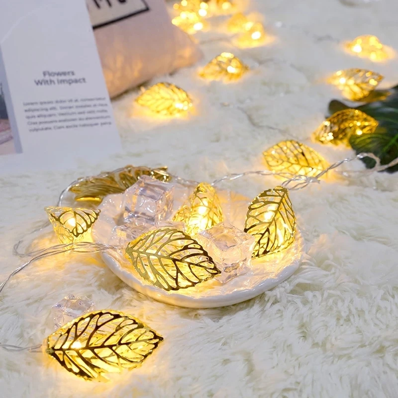 Battery Operation 1.5M/3M Garland String Lights Gold Leaf Lights Holiday LED Fairy Lights Living Room Garden Wedding Decorative
Battery Operation 1.5M/3M Garland String Lights Gold Leaf Lights Holiday LED Fairy Lights Living Room Garden Wedding Decorative