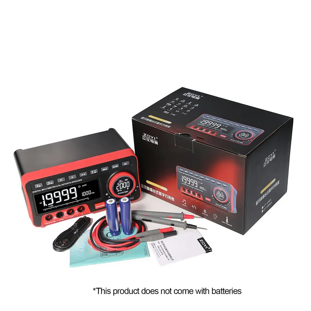 ZT-5566 Fully Automatic Audio Digital Desktop Multimeter 4 Digits Semi-high-definition Bright Display With Thermometer
ZT-5566 Fully Automatic Audio Digital Desktop Multimeter 4 Digits Semi-high-definition Bright Display With Thermometer