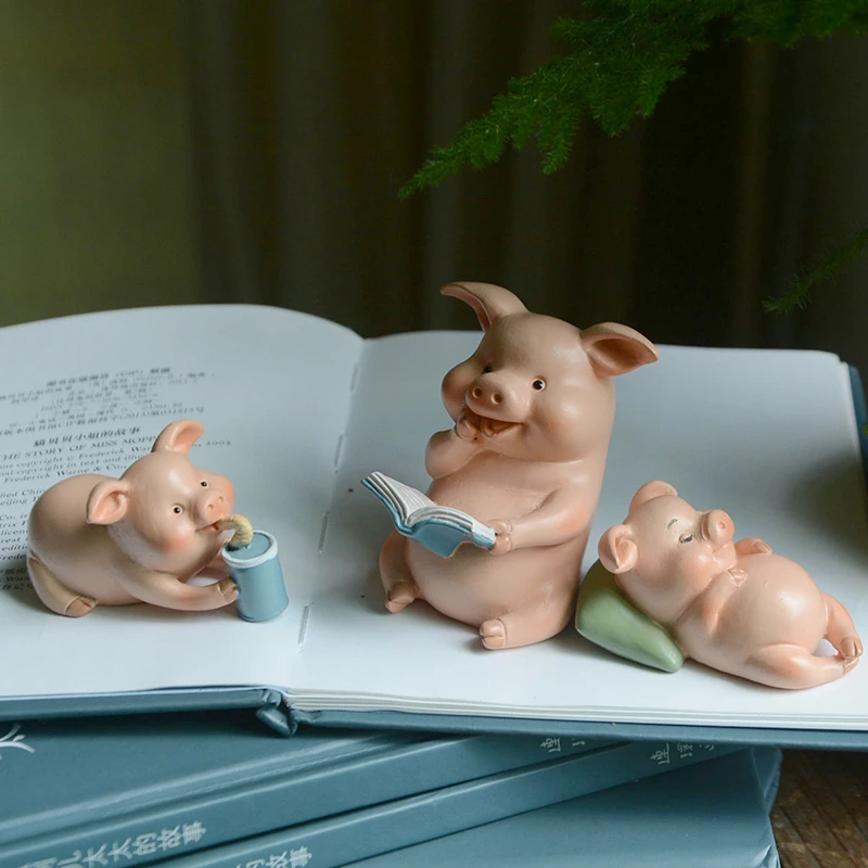 Everyday Collection Cute Piggy Ornament Pink Pig Figurine Animal Model Car Ornament Dollhouse Decor Micro Landscape Decoration
Everyday Collection Cute Piggy Ornament Pink Pig Figurine Animal Model Car Ornament Dollhouse Decor Micro Landscape Decoration