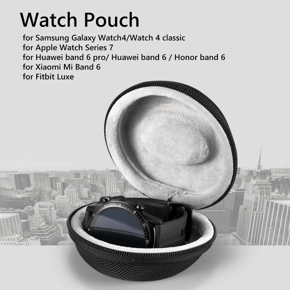 Карманный футляр для хранения часов на молнии защитный чехол смарт-браслета Samsung