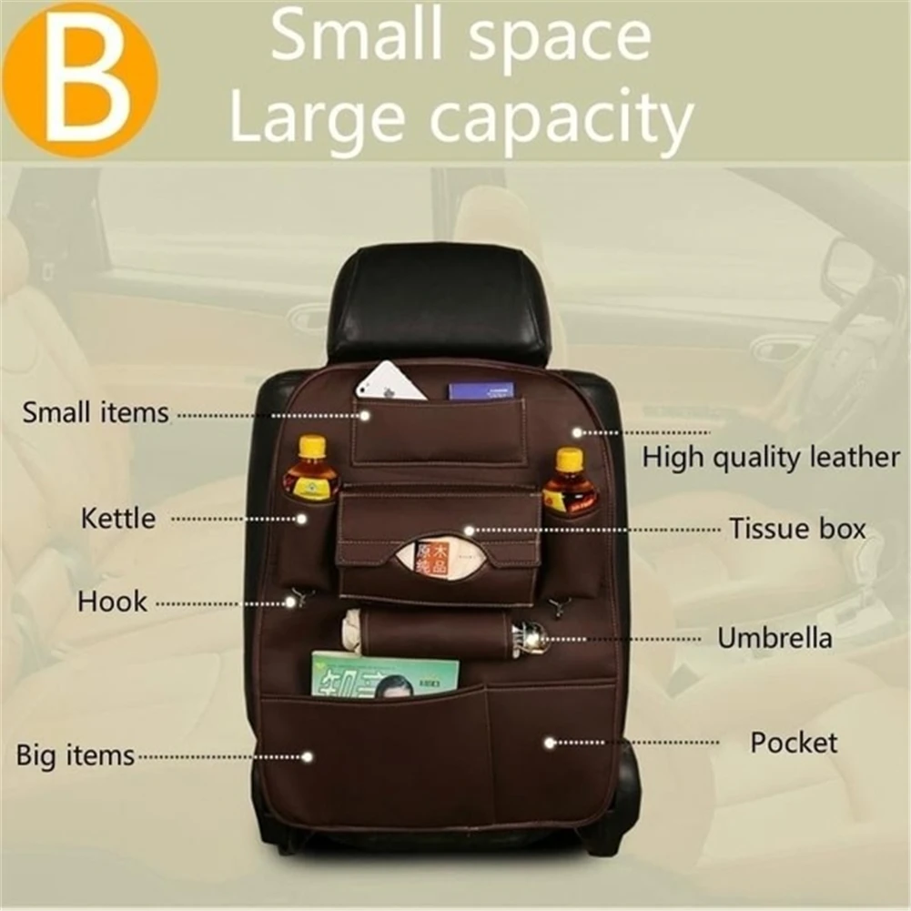 Car Seat Back Hanging Organizer Bag Storage PU Leather Multi-Pocket Bag Car Accessories For Kids Toy Bottles
Car Seat Back Hanging Organizer Bag Storage PU Leather Multi-Pocket Bag Car Accessories For Kids Toy Bottles