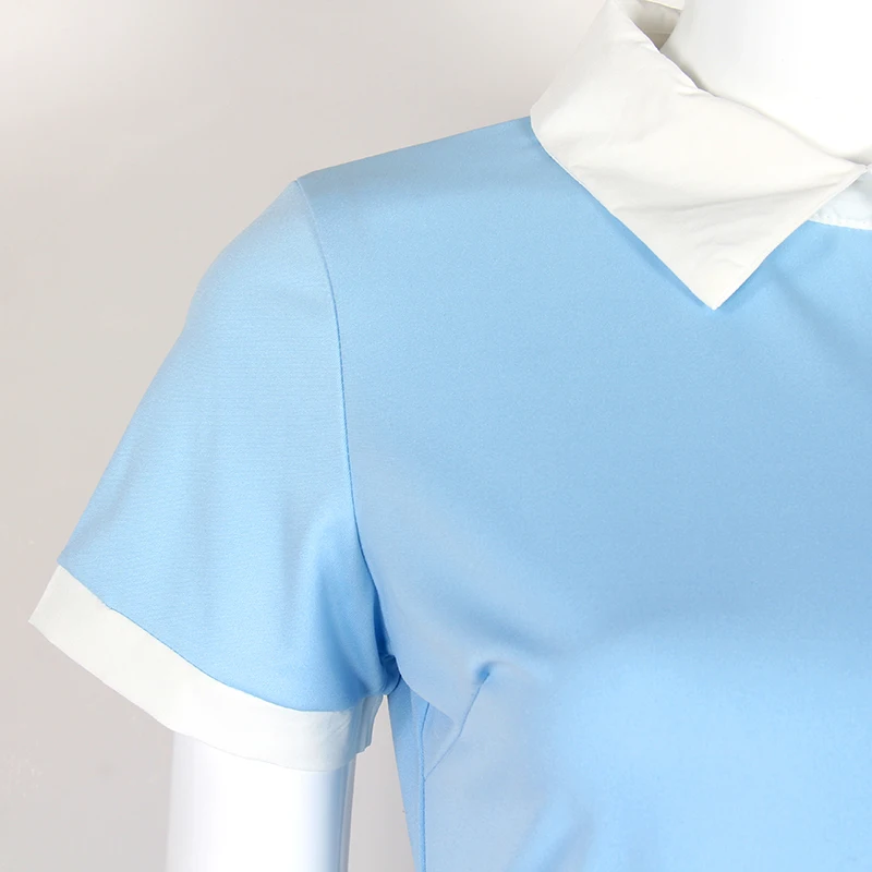 Patchwork Dress Short Sleeve Robe Casual Office Dresses Elegant Turn-down Collar Female Party New Women Straight Dresses GV634
Patchwork Dress Short Sleeve Robe Casual Office Dresses Elegant Turn-down Collar Female Party New Women Straight Dresses GV634