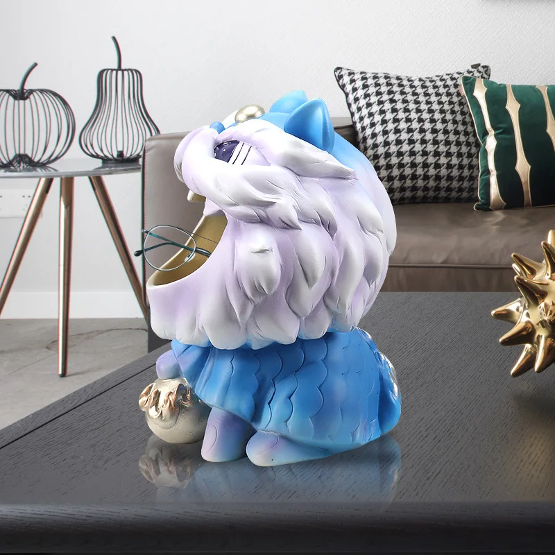 statues & sculptures Creative lion key storage ornaments shoe cabinet living room coffee table decoration housewarming gifts
statues & sculptures Creative lion key storage ornaments shoe cabinet living room coffee table decoration housewarming gifts