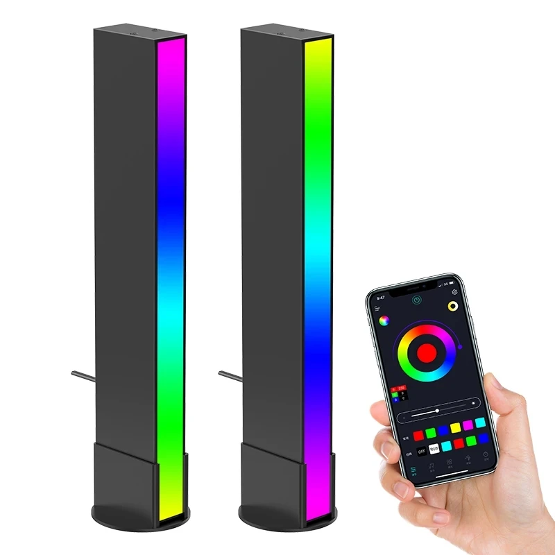 Светодиодсветильник смарт-светильники GL01 RGB, 1600 цветов, комплект для синхронизации музыки и пения
Светодиодсветильник смарт-светильники GL01 RGB, 1600 цветов, комплект для синхронизации музыки и пения