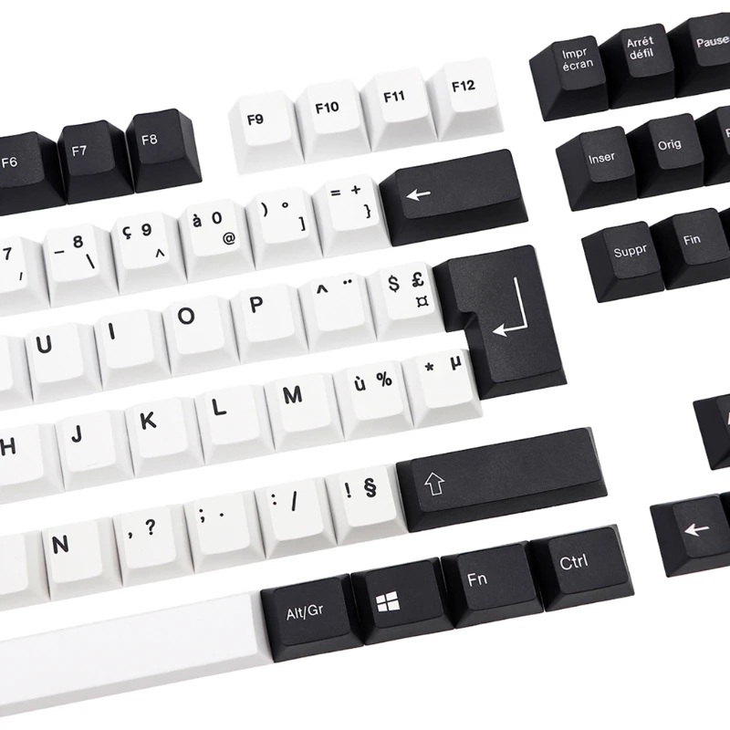 109 клавиши Cherry Profile PBT Dye Sublimation Keycap с 1.75U 2U Shift 6.5U Spacebar для MX Switch механической клавиатуры
109 клавиши Cherry Profile PBT Dye Sublimation Keycap с 1.75U 2U Shift 6.5U Spacebar для MX Switch механической клавиатуры
