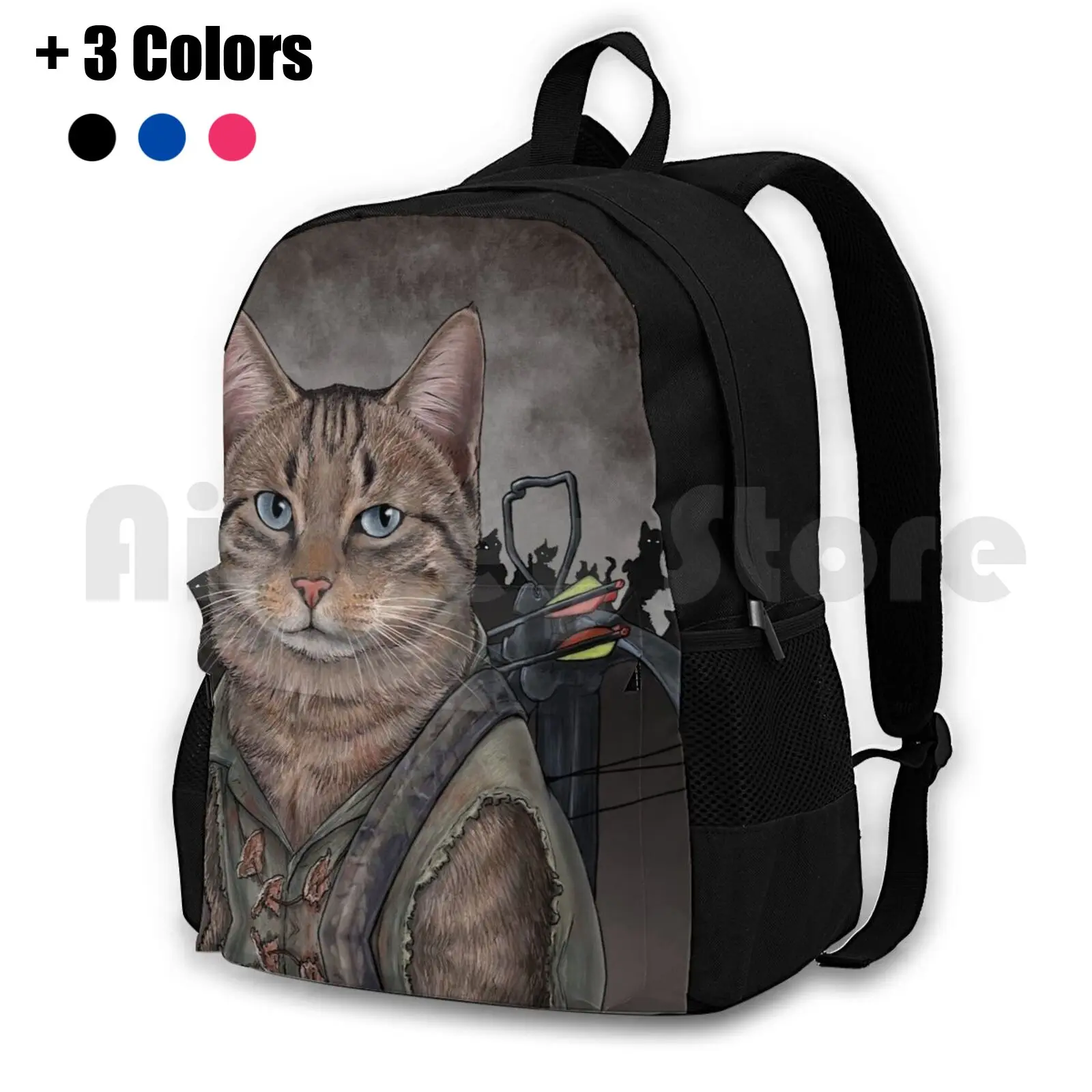 Daryl Dixon Cat Outdoor Hiking Backpack Riding Climbing Sports Bag Walking Dead Cat Cats Kitty Zombies
Daryl Dixon Cat Outdoor Hiking Backpack Riding Climbing Sports Bag Walking Dead Cat Cats Kitty Zombies