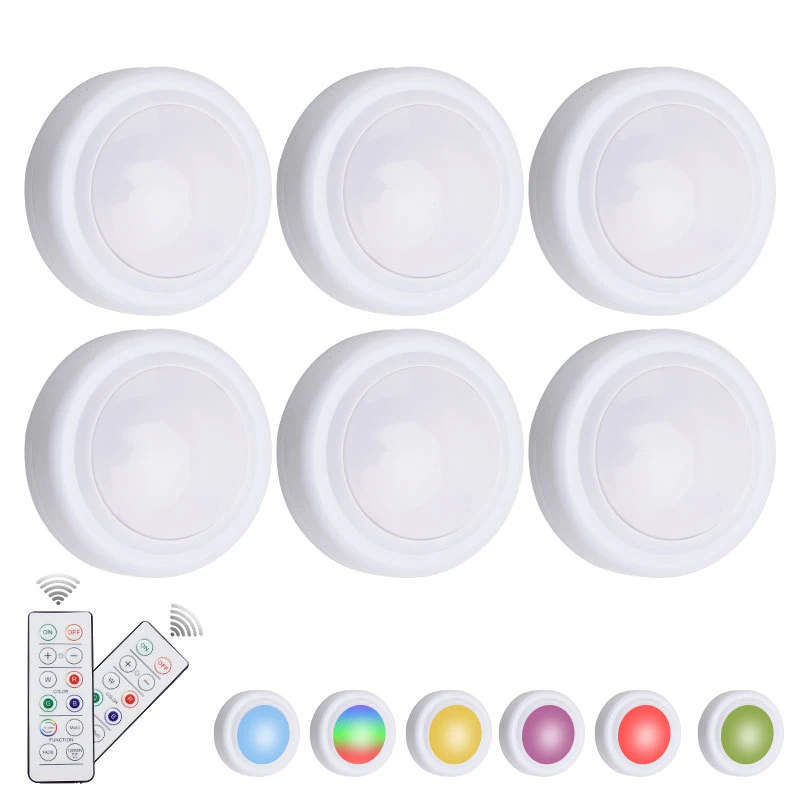 Led Cabinet Light 16-color RGB Remote Control Wireless Auto-dimming Atmosphere Night Lamps Can Press For Closet Kitchen Stair
Led Cabinet Light 16-color RGB Remote Control Wireless Auto-dimming Atmosphere Night Lamps Can Press For Closet Kitchen Stair