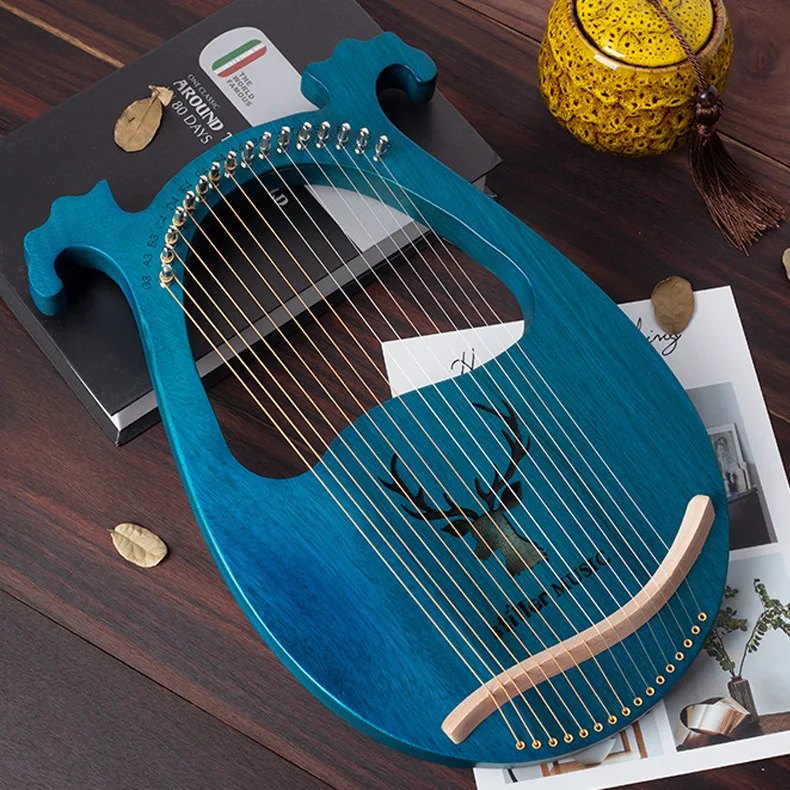 Real Wood Antlers 16 Notes Harp String of 16 Harp Lyre Portable Instrument
Real Wood Antlers 16 Notes Harp String of 16 Harp Lyre Portable Instrument