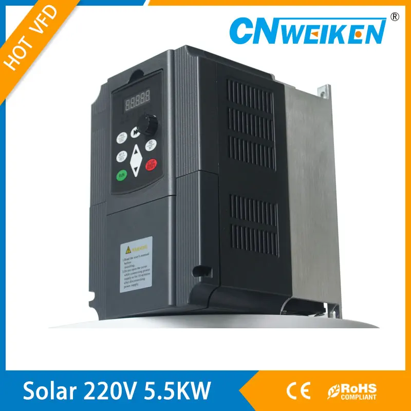 Solar Inverter 220V 0.75kw/1.5kw/2.2kw/4kw/5.5kw/7.5kw Single Phase Input and Output 3-Phases Frequency | Обустройство дома