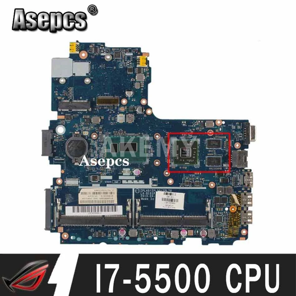 Для HP ProBook 450 G2 материнская плата для ноутбука 768143 001 501 601 ZPL40/ZPL50/ZPL70 LA B181P w/ i7 5500U