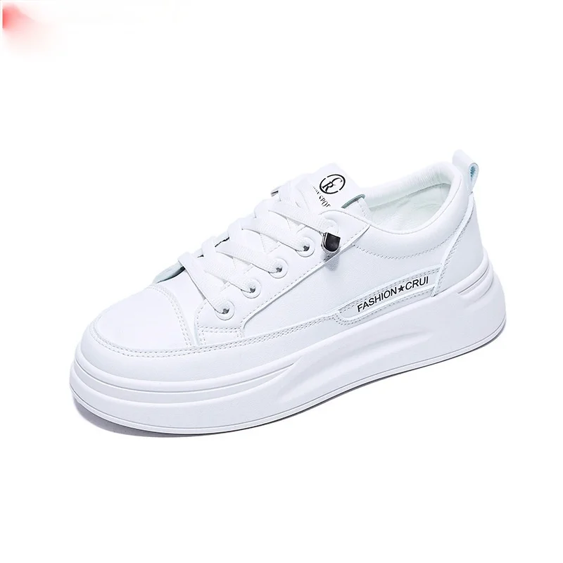 Versatile Little White Shoes Women's 2021 Spring New Breathable Student Korean Board Shoes Thick Bottomed Muffin Shoes
Versatile Little White Shoes Women's 2021 Spring New Breathable Student Korean Board Shoes Thick Bottomed Muffin Shoes