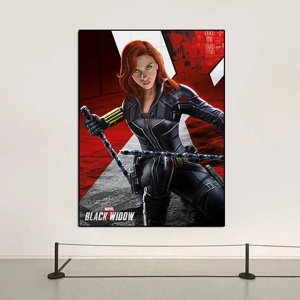 Marvel Superhero Black Widow Movie Poster Avengers Canvas Painting Spiderman Print Wall Art Living Room Home Decoration Pictures
Marvel Superhero Black Widow Movie Poster Avengers Canvas Painting Spiderman Print Wall Art Living Room Home Decoration Pictures