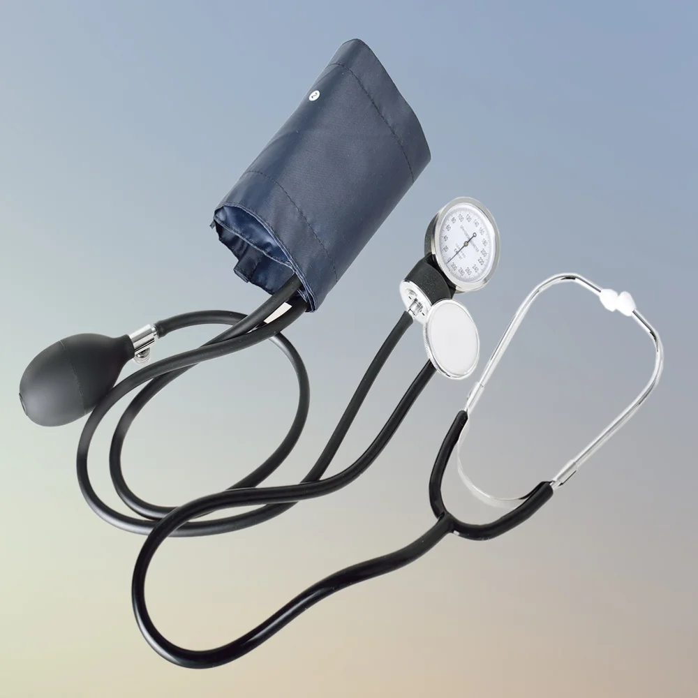 Smart Manual Home Blood Pressure Health Monitor with Standard Cuff and Stethoscope
Smart Manual Home Blood Pressure Health Monitor with Standard Cuff and Stethoscope