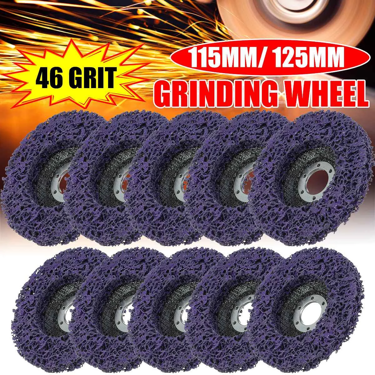 3/6 Pcs 125mm Poly Strip Disc Abrasive Wheel Paint Rust Remover Clean Grinding Wheels for Motorcycles Durable Angle Grinder Car
3/6 Pcs 125mm Poly Strip Disc Abrasive Wheel Paint Rust Remover Clean Grinding Wheels for Motorcycles Durable Angle Grinder Car