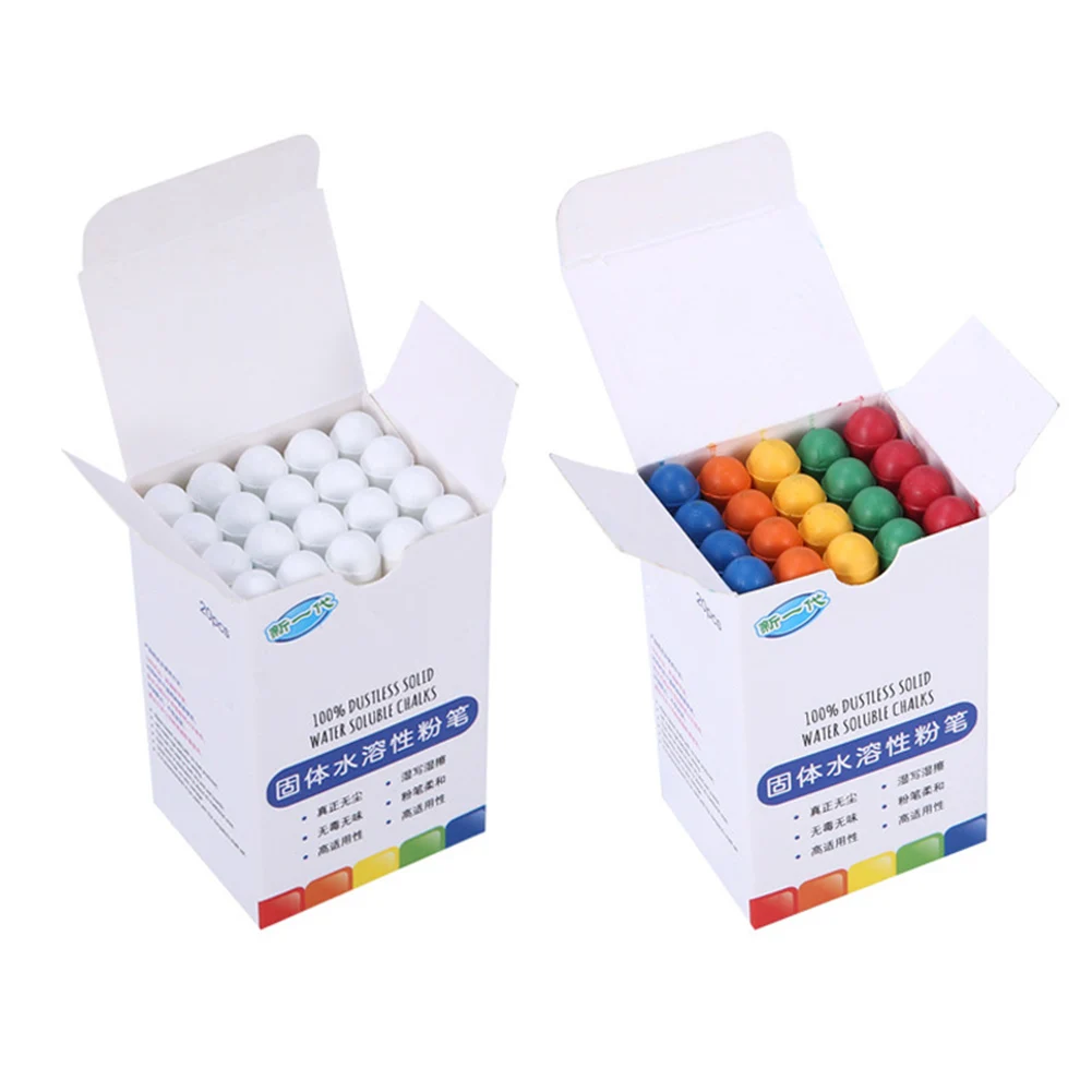Mixed Colour White Chalk Sticks Pack Water Soluble Kids Playground School Art Learning DJA99
Mixed Colour White Chalk Sticks Pack Water Soluble Kids Playground School Art Learning DJA99